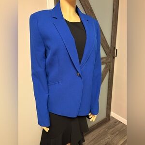 Chic Royal Blue Women's Blazer Tahari 10 Professional #32
